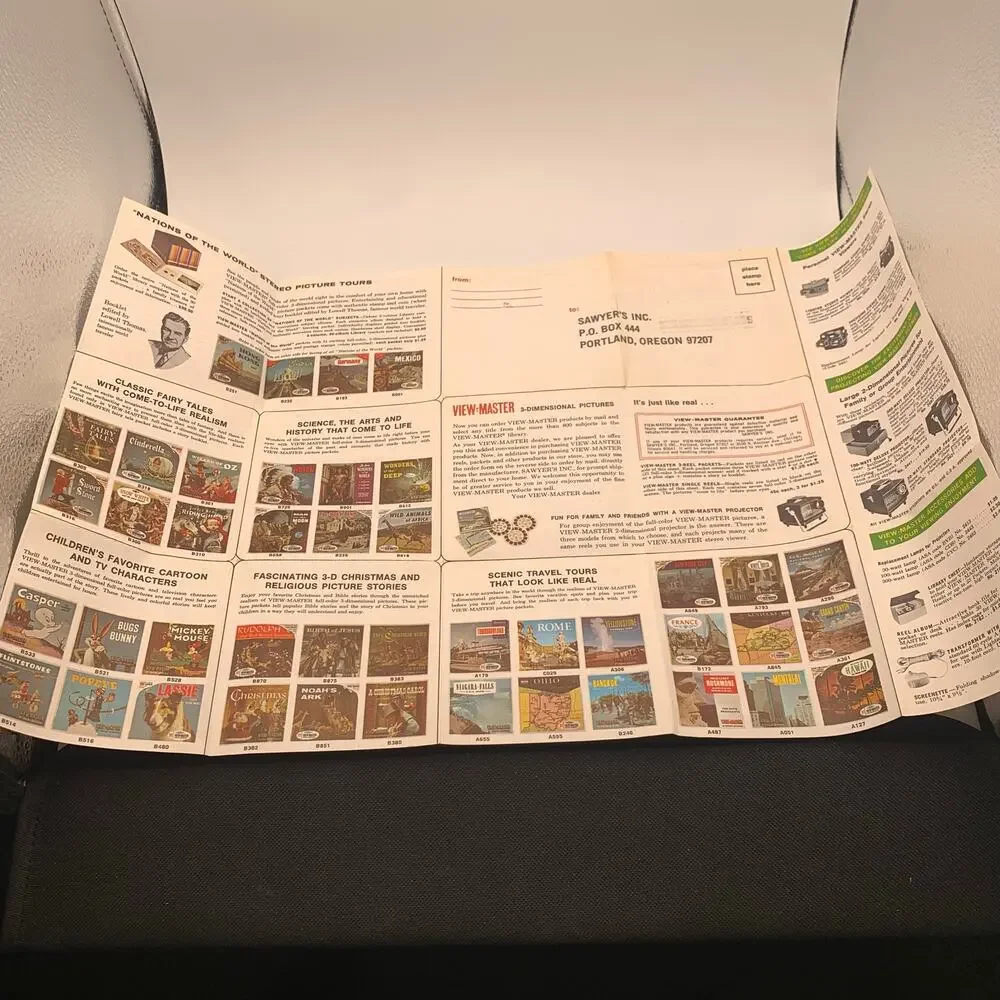 Vintage Sawyer’s View-Master Wonderful Wizard of Oz Packet FT45 3 Reels Booklet